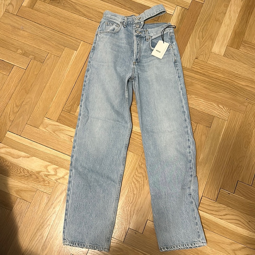NWT broken waistband agolde jeans
